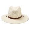 Stetson Stetson Men's Stetson Airway Vented Panama Straw Hat Natural ‎mens Hats & Caps