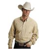 Stetson Men's Solid Button Shirt Yellow XX-Large ‎mens Shirts Stetson