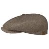 Stetson Hatteras Frame Silk Cap Women/Men - Made in The EU Brown-beige Stetson ‎mens Hats & Caps