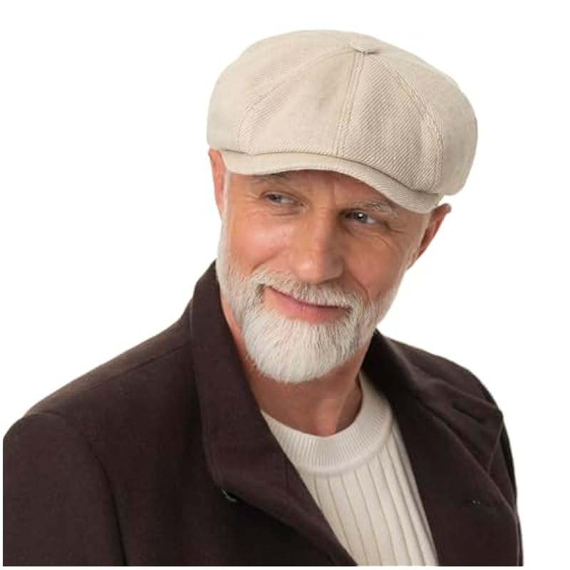 Stetson Hatteras Sustainable Uni Twill Flat Cap Men - Made in The EU Oatmeal Stetson ‎mens Hats & Caps
