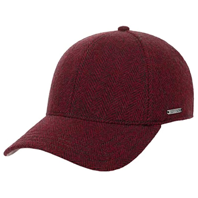 Stetson Plano Wool Cap Men | Dark Red Hats & Caps Stetson