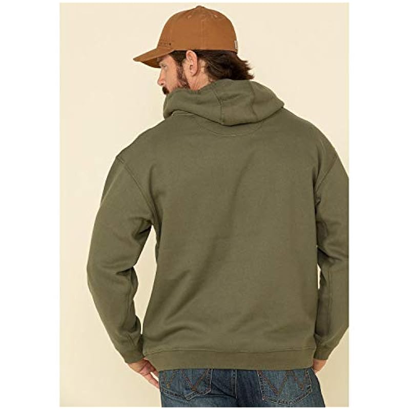 Stetson Stetson Men's Green Eagle in Shield Graphic Hooded Sweatshirt Grey Small ‎mens Fashion Hoodies & Sweatshirts