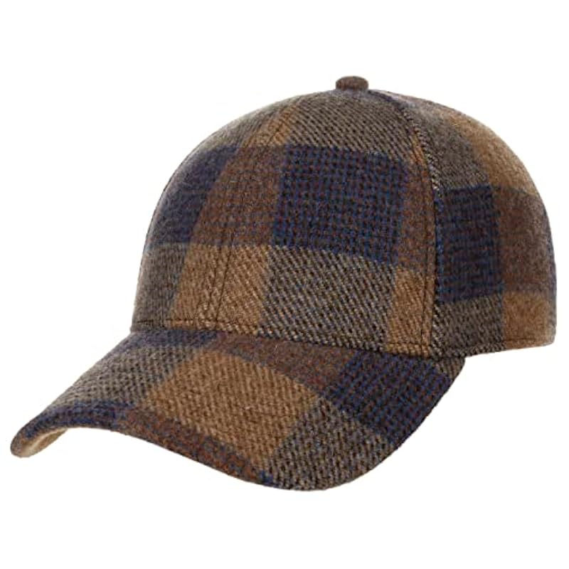Stetson Ankeny Wool Check Cap Women/Men - Brown ‎womens Hats & Caps Stetson