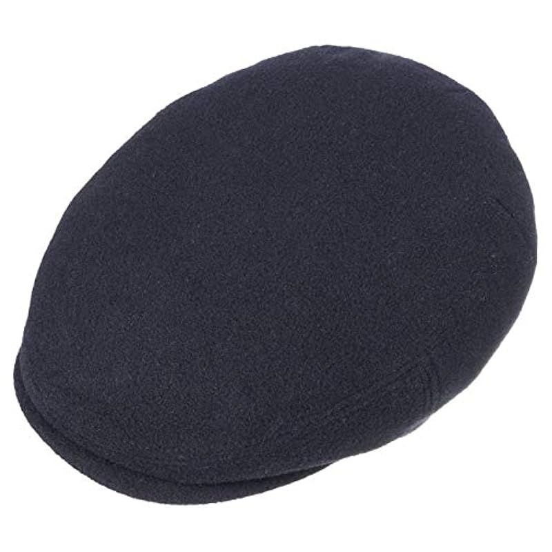 Stetson Kent Wool Earflaps Flat Cap Women/Men | Made in The EU Blue Stetson ‎mens Hats & Caps