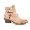 Stetson Women's Mercy Western Booties Round Toe - 12-021-5109-1126 Br Beige Stetson ‎womens Tops, Tees & Blouses