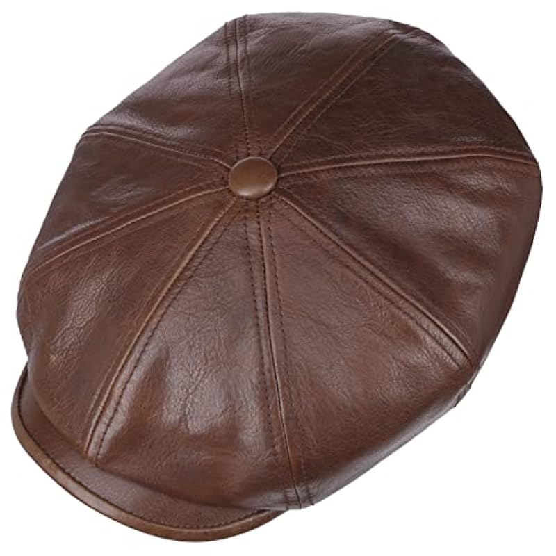 Stetson Hats & Caps ‎mens Stetson Hatteras Cowhide Flat Cap Men Brown 6 3/4-6 7/8