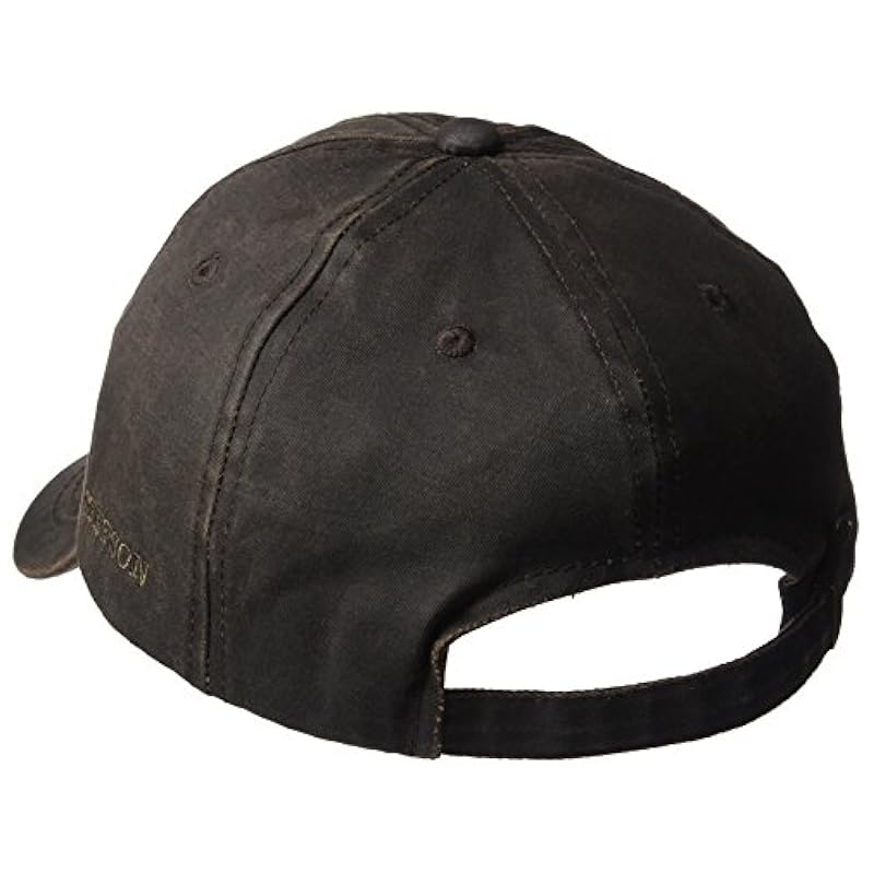 Stetson Stetson Men's Distressed Cotton Cap Brown ‎mens Hats & Caps
