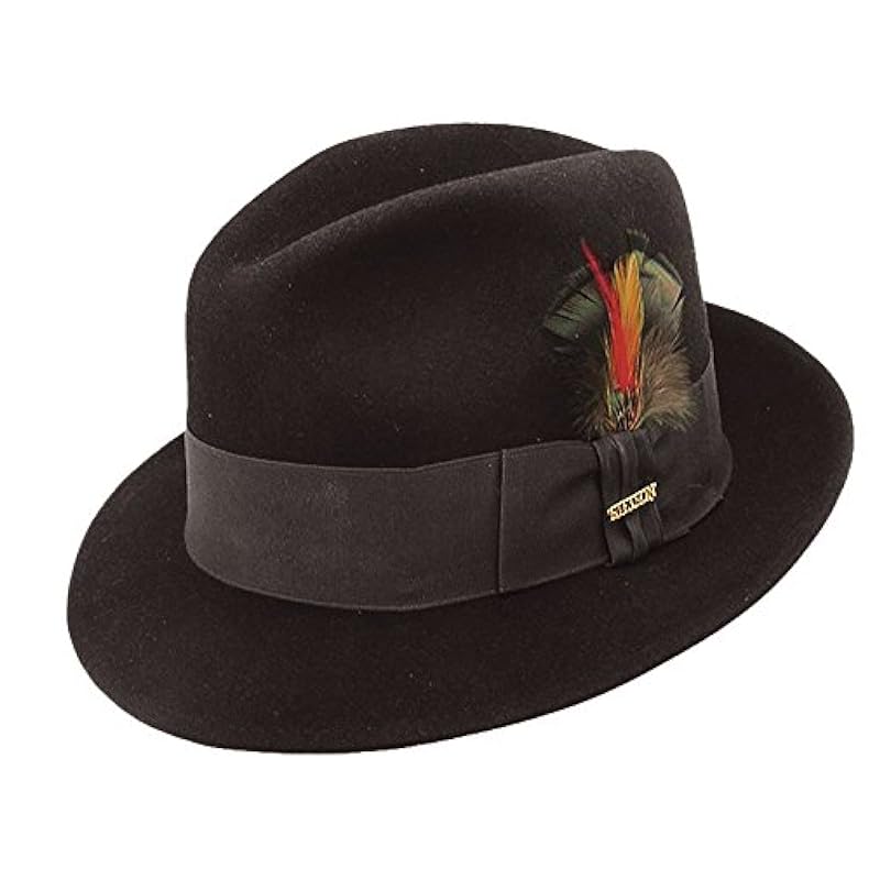 Stetson Frederick Fedora - Black Stetson ‎mens Hats & Caps