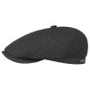 Stetson Brooklin Wool Cashmere Flat Cap Men | Made in The EU Anthracite Stetson ‎mens Hats & Caps