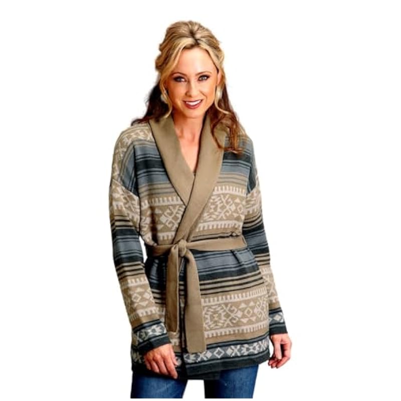 Stetson Sweaters ‎womens Stetson Western Sweater Womens Serape S Brown 11-027-0539-7061 BR