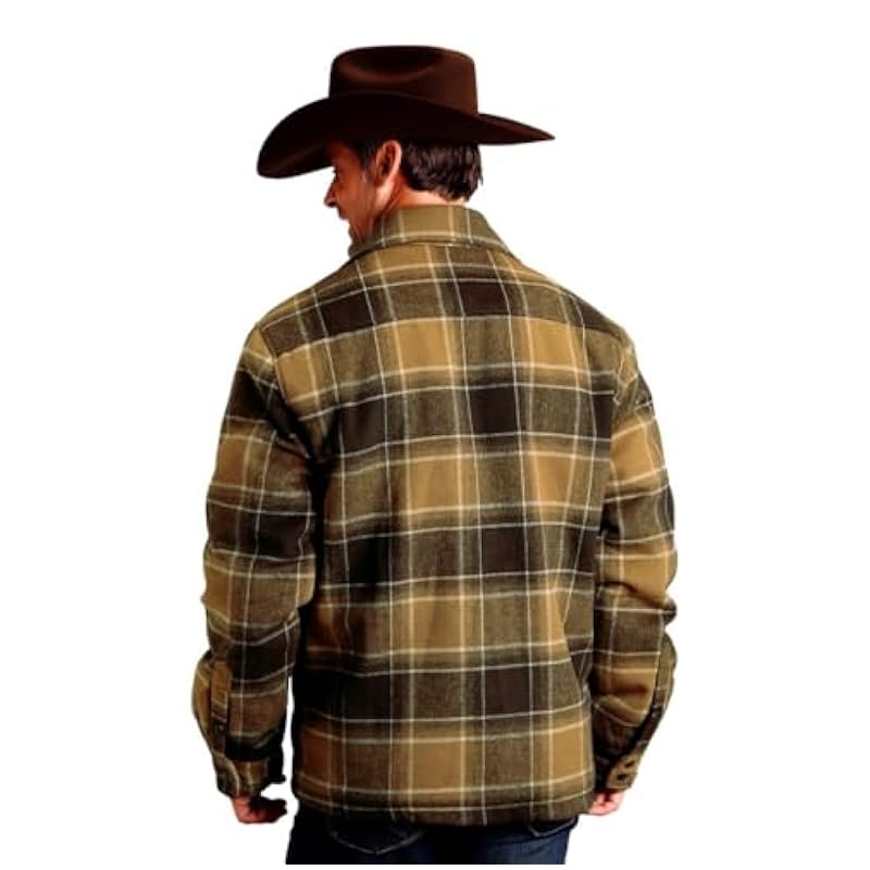 ‎mens Jackets & Coats Stetson Stetson Western Coat Mens Wool Blend 3XL Brown 11-097-0119-6058 BR