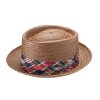 ‎mens Hats & Caps Stetson Stetson & Dobbs Men's Madrigal Pork Pie Hat, Brown - S