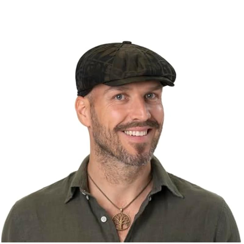 ‎mens Hats & Caps Stetson Stetson Ref Flat Cap Men - Olive