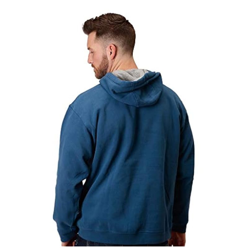 ‎mens Fashion Hoodies & Sweatshirts Stetson Stetson Western Sweatshirt Men Hooded Eagle S Blue 11-097-0562-0890 BU