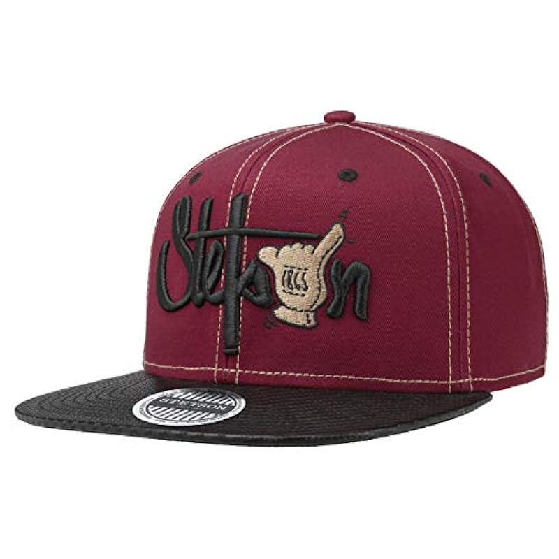 ‎mens Hats & Caps Stetson Stetson Shaka Cotton Cap Men - Bordeaux