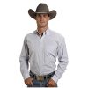 Stetson Stetson Men's Plaid Button Shirt Blue Large ‎mens Shirts