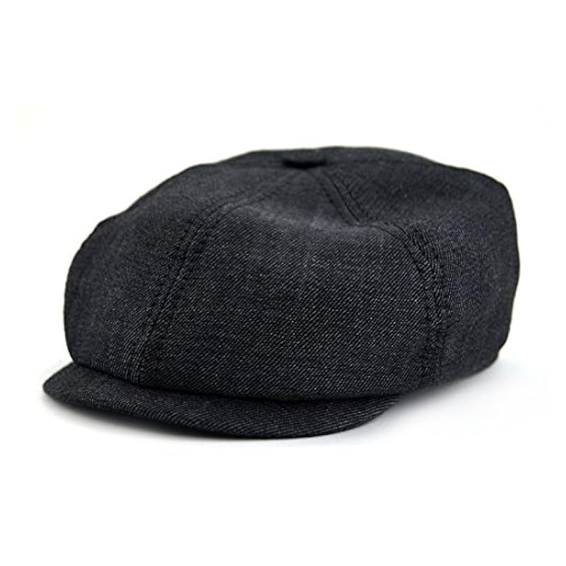 Stetson Men's 6-Panel Cap Wool Linen (Black, 59) ‎mens Hats & Caps Stetson