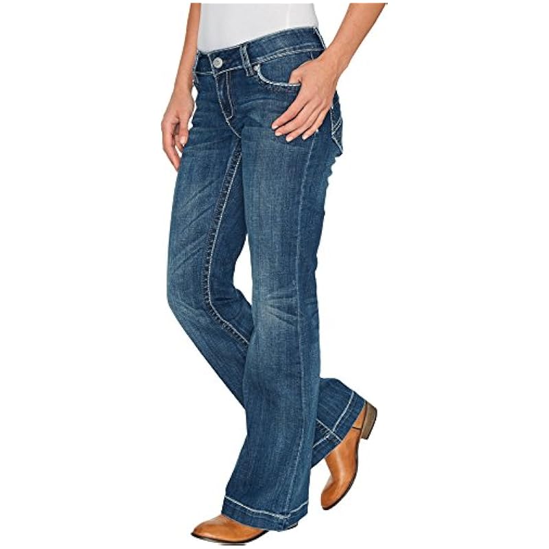Stetson Women's Ladies Jean 214 Trouser Fit Blue Stetson ‎womens Jeans