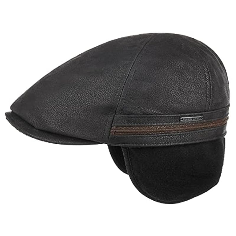 Stetson Redding Earflap Cap Men | Black Stetson ‎mens Hats & Caps