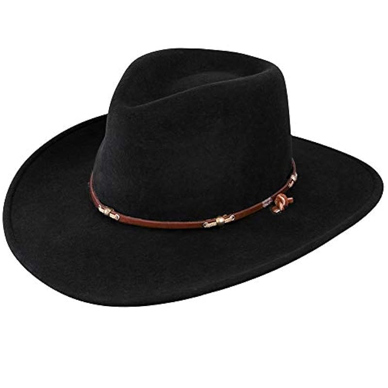 ‎mens Hats & Caps Stetson Stetson Men's Wildwood Crushable Hat Black