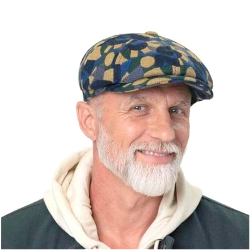 Stetson Hatteras x The Feebles Flat Cap Men - Made in The EU Blue ‎mens Hats & Caps Stetson