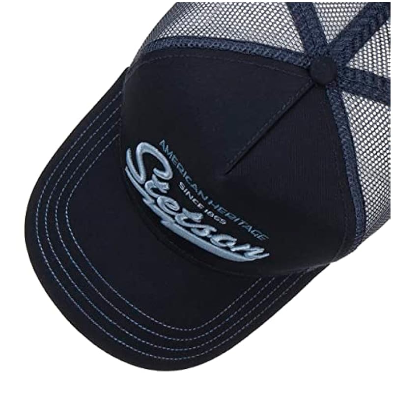 Stetson Since 1865 Trucker Cap Men Navy 6 3/4 Stetson ‎unisex-ch Hats & Caps