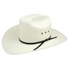 ‎unisex-ad Hats & Caps Stetson Stetson And Dobbs Hats RSLCAT-6740 Long Cattleman,Eyelet,Long Ova Hat, Natural - M