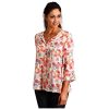 ‎womens Tops, Tees & Blouses Stetson Stetson Ladies Collection Long Sleeve T-Shirt-Summer II Pink