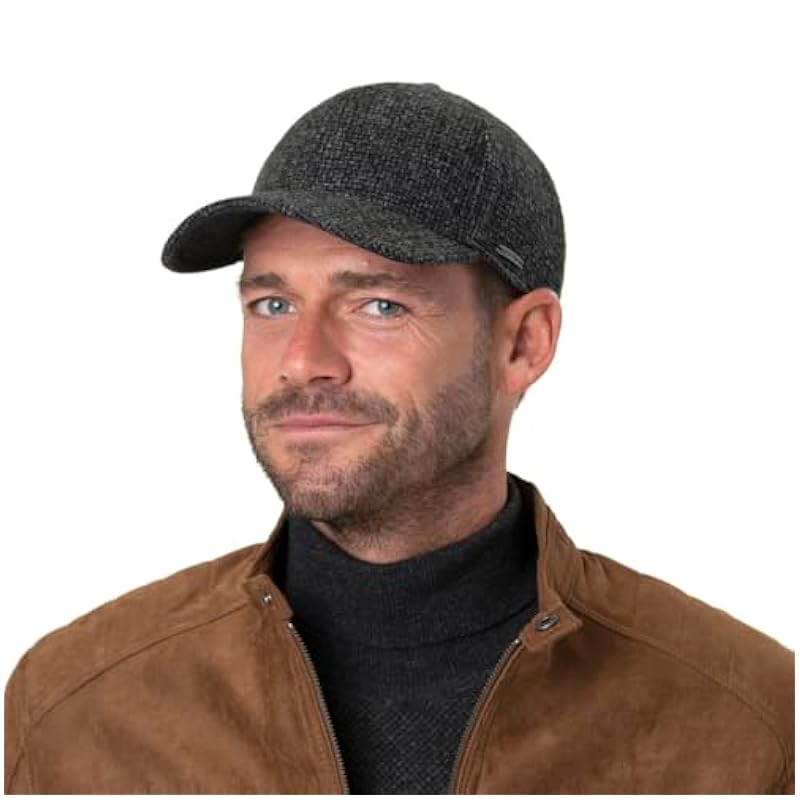 Stetson Vilson Wool Cap with Ear Flaps Men - Anthracite ‎mens Hats & Caps Stetson