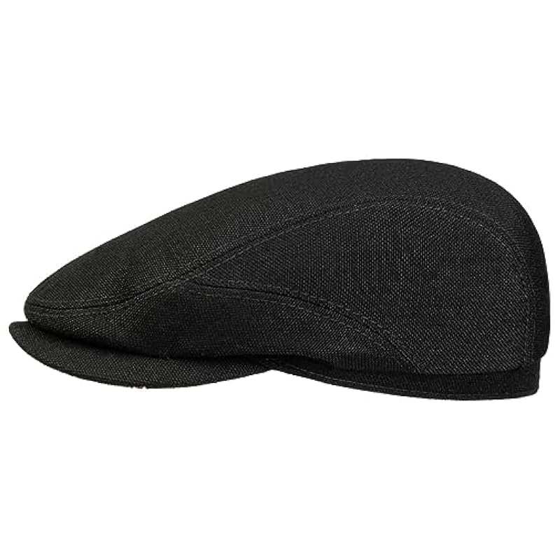 Stetson Wool Selvage Driver Flat Cap Men - Made in Germany Black ‎mens Hats & Caps Stetson