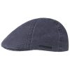 Stetson Texas Organic Cotton Flat Cap Men | Blue ‎mens Hats & Caps Stetson