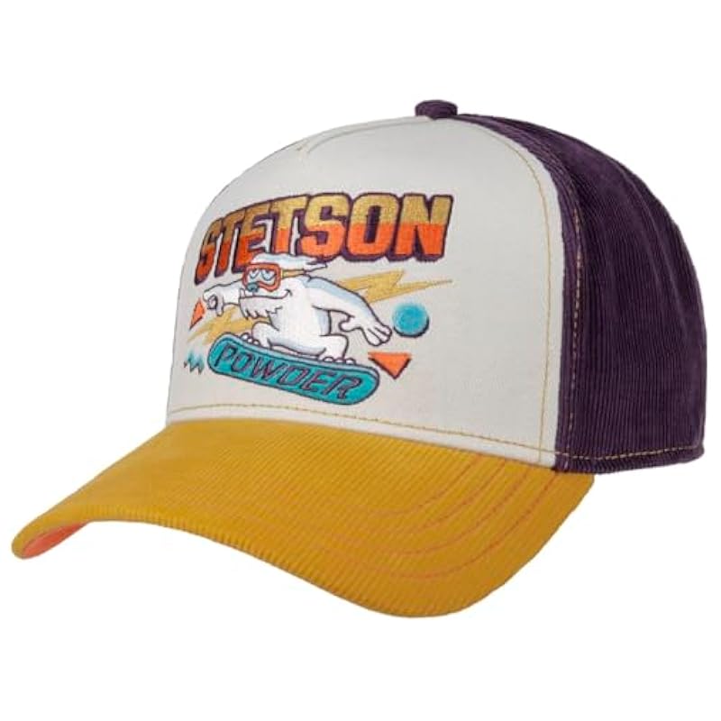 Stetson Hats & Caps ‎mens Stetson Snowboard Trucker Cotton Cap Men Purple One Size
