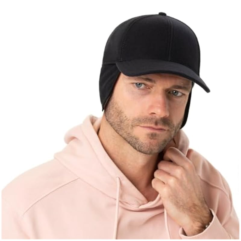 ‎unisex-ad Hats & Caps Stetson Stetson Vaby Ear Flaps Cap Men | Black