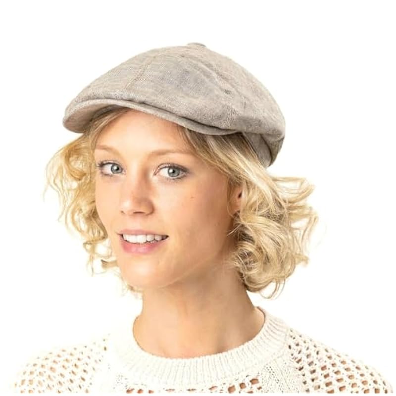 Stetson Brooklin Linen Flat Cap Women/Men - Made in The EU Denim ‎mens Hats & Caps Stetson