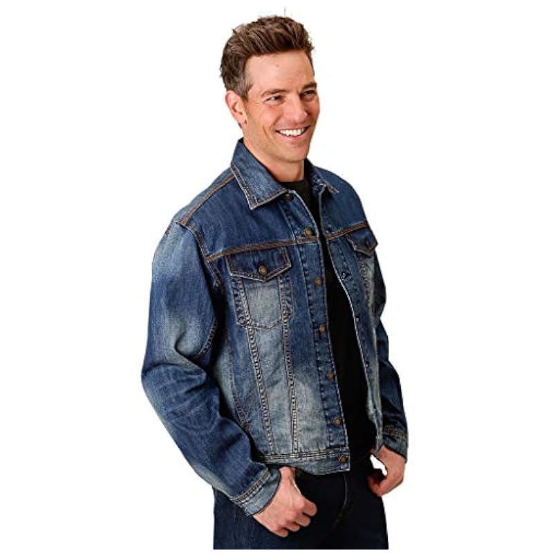 Stetson Stetson Men's Denim Jacket Blue Jackets & Coats