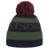 Stetson Hats & Caps ‎womens Stetson Classic Bobble Hat Women/Men - Made in Italy Green-blue