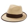 Stetson Latte Milan Fedora Cognac Hat (TSLATTB152001) Sand Stetson Hats & Caps