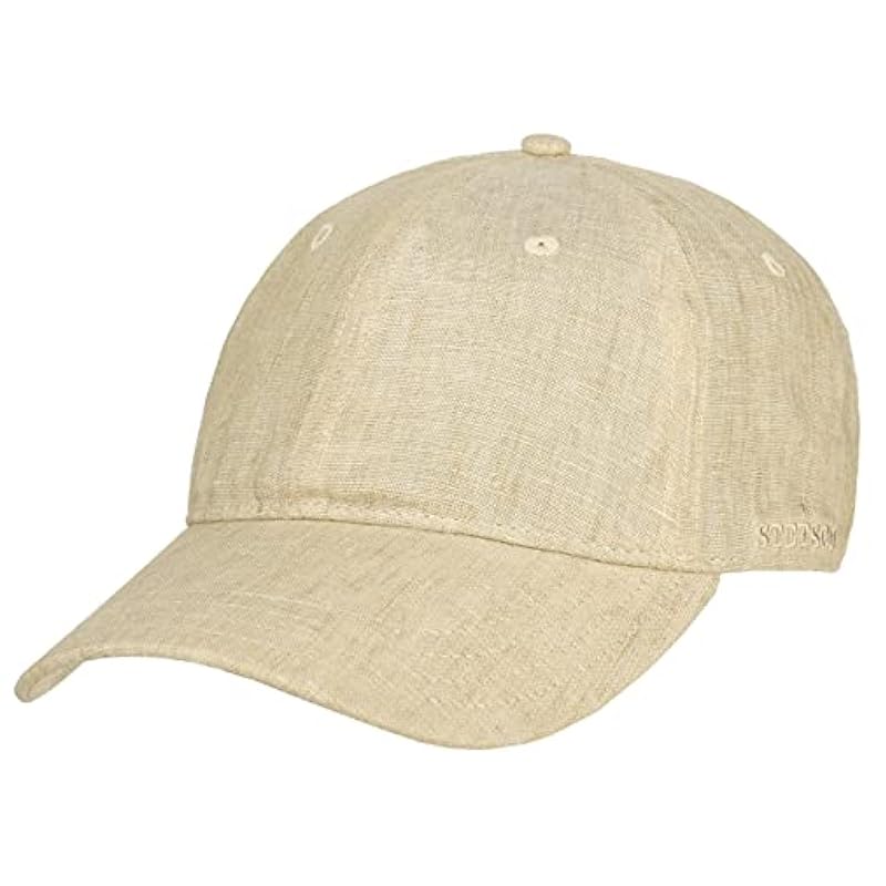 Stetson Stetson Sydell Linen Baseball Cap Women/Men/Kids - Beige-mott ‎womens Hats & Caps