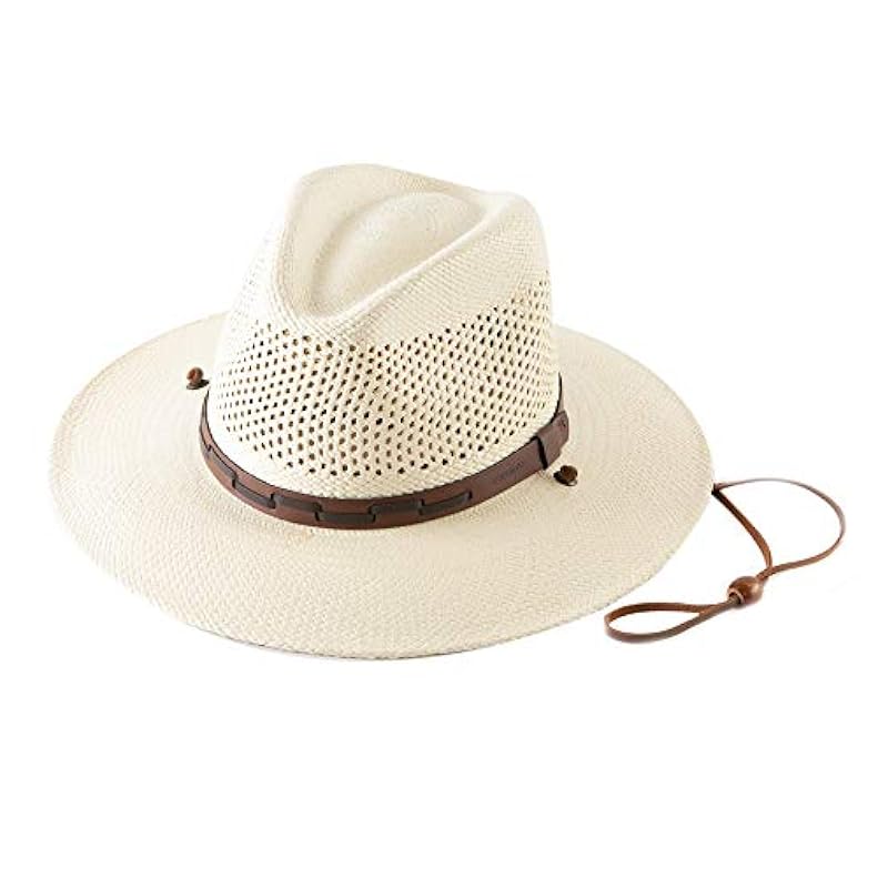 ‎mens Hats & Caps Stetson Stetson UPF 50+ Airway Outdoor Panama Hat Large Off-white
