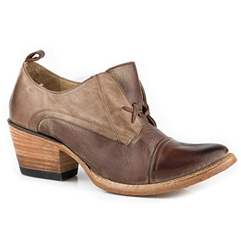 Stetson Novelty ‎boys Stetson Women's Oakley Western Booties Round Toe Brown 8.5 M