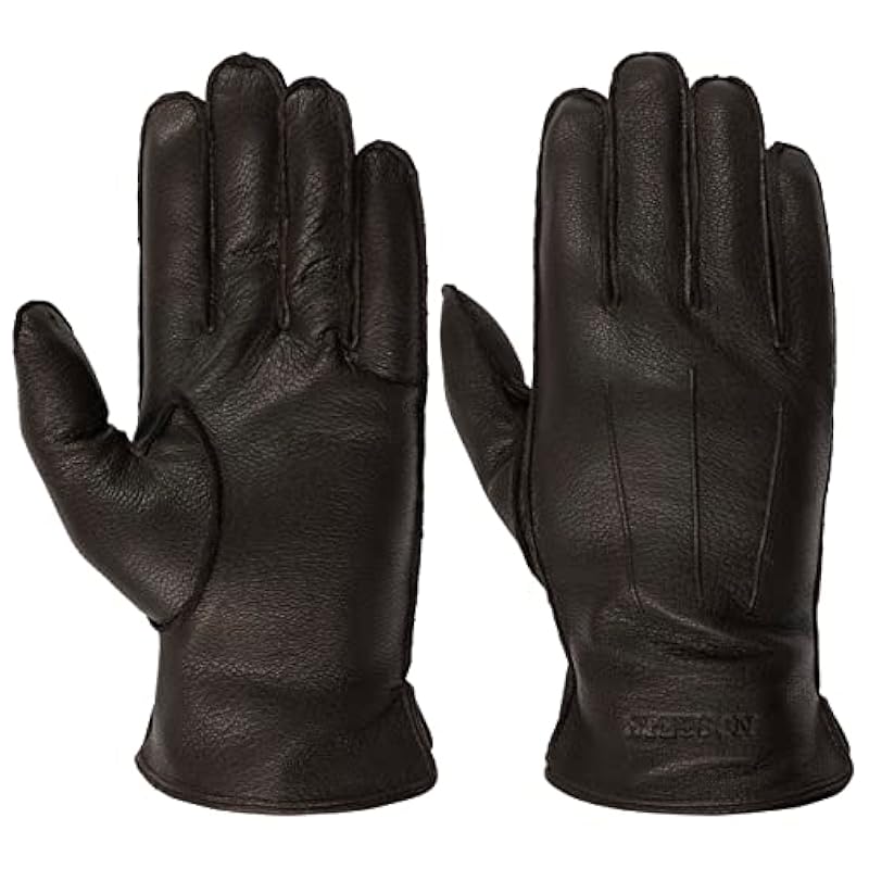 Stetson Classic Uni Goat Leather Gloves Men - Dark Brown Stetson ‎mens Gloves & Mittens