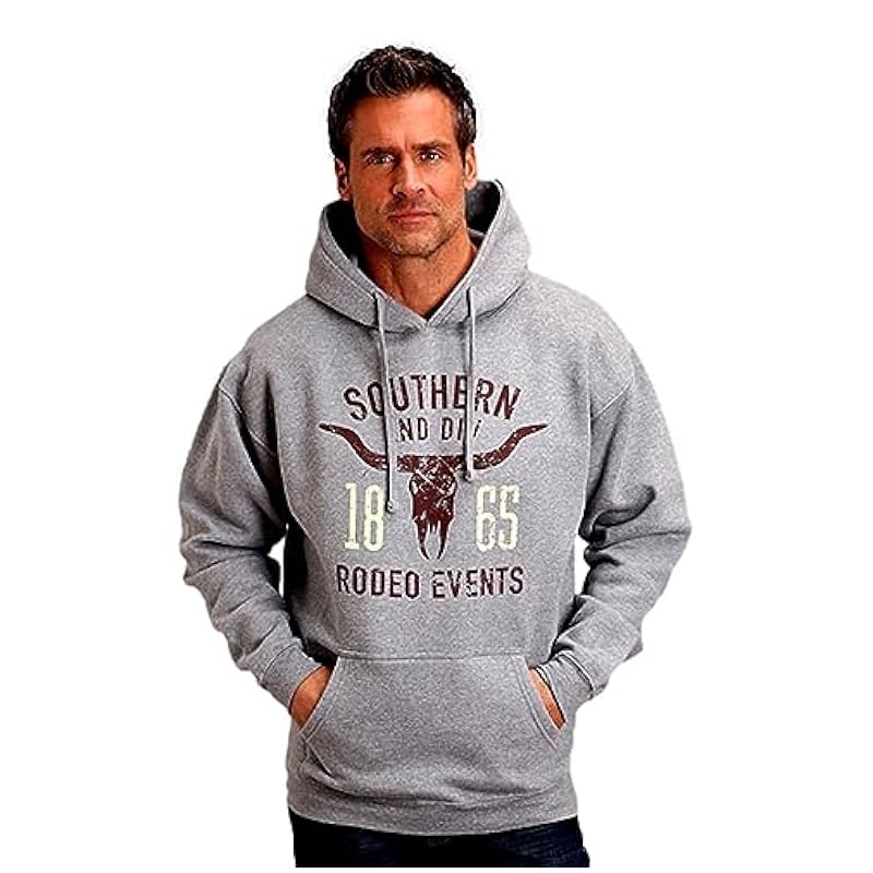 ‎men Fashion Hoodies & Sweatshirts Stetson Stetson Western Sweatshirt Men Hood L Heather Gray 11-097-0562-0922 GY