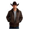 Stetson Stetson mens Full Zip Brown ‎mens Jackets & Coats