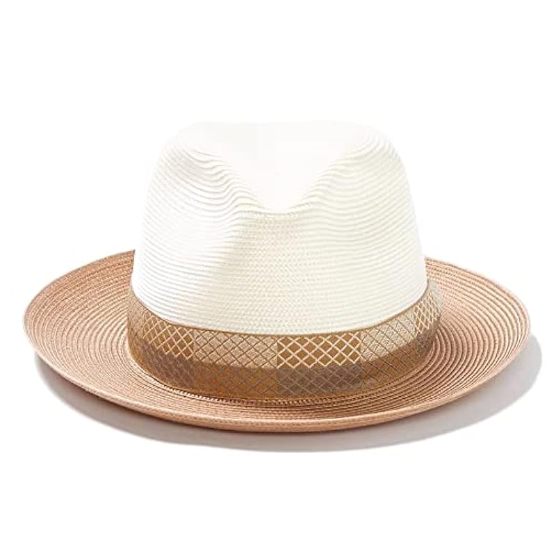 Stetson Men's Andover Florenine Milan Straw Hat Ivory/Cognac Stetson ‎mens Hats & Caps