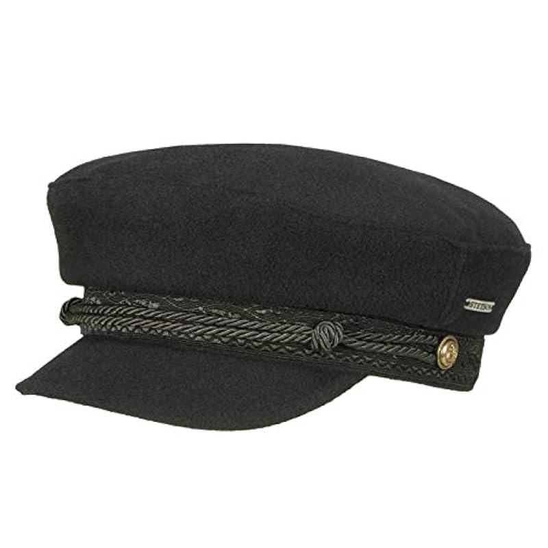 Stetson Rider Cap Wool/Cashmere (Black, L) Stetson ‎unisex-ad Hats & Caps