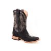Stetson Women's Embroidered Motorcycle Leather Jacket - 11-098-0539-7050 Bl Black ‎womens Boots Stetson