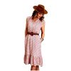 Stetson Women's Cottage Floral Print Midi Dress Red X-Large US Stetson ‎womens Dresses