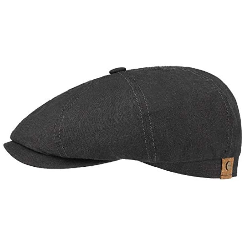 Stetson Hats & Caps ‎mens Stetson Linen 8/4 Panel Hatteras Hats (Black, 59 cm)