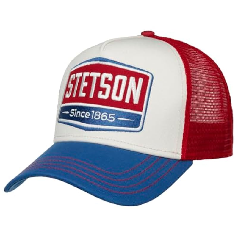 Stetson Hats & Caps ‎mens Stetson American Heritage Trucker Cap Women/Men | Blue-red