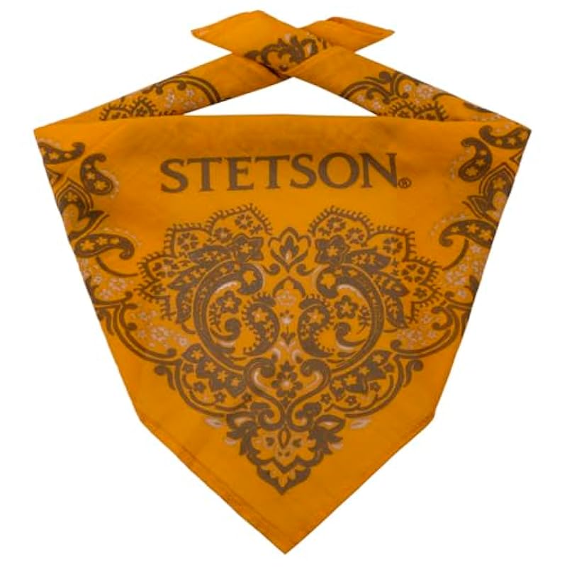 Stetson Paisley Bandana Women/Men - Yellow ‎womens Novelty Stetson
